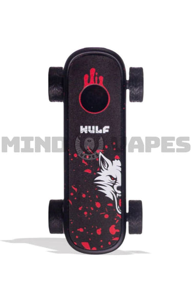 Wulf Mods Deck Skateboard Cart Battery Black Red Spatter